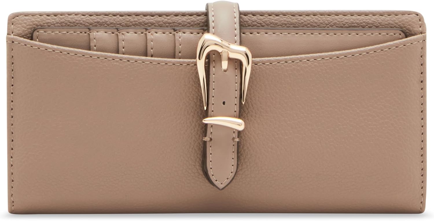 Anne Klein AK 2 piece gift set with sculpted buckle wallet