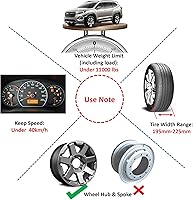 Vista 5 de Nieve, cable de cadena, cable de cadenas de neumáticos, cable de neumático antideslizante, más rápido y fácil de instalar, más aplicable