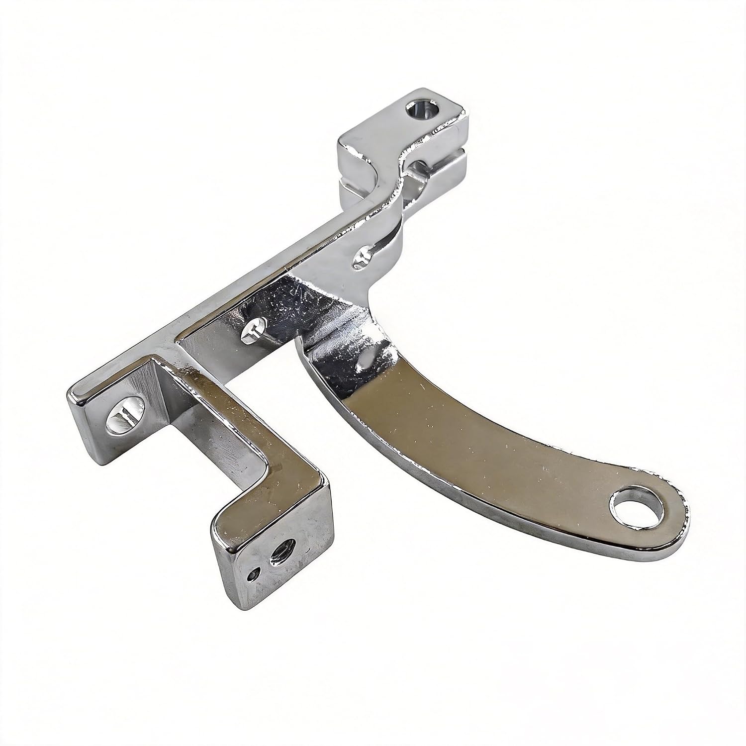 1PC Chrome Plated 1018 Low Carbon Steel Iron Shorty Tattoo Machine Frame with Brass Binding Post US 8-32 Thread Fit 25mm Coil FIEPS-02