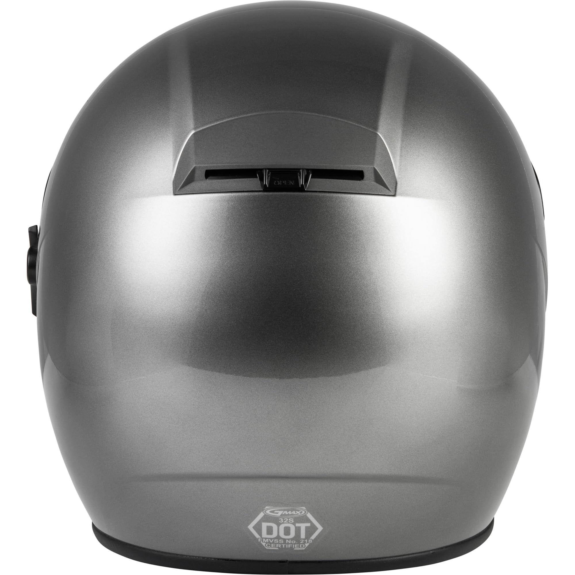 Amazon.com: GMAX GM-32 Open-Face Street Helmet (Titanium, Medium