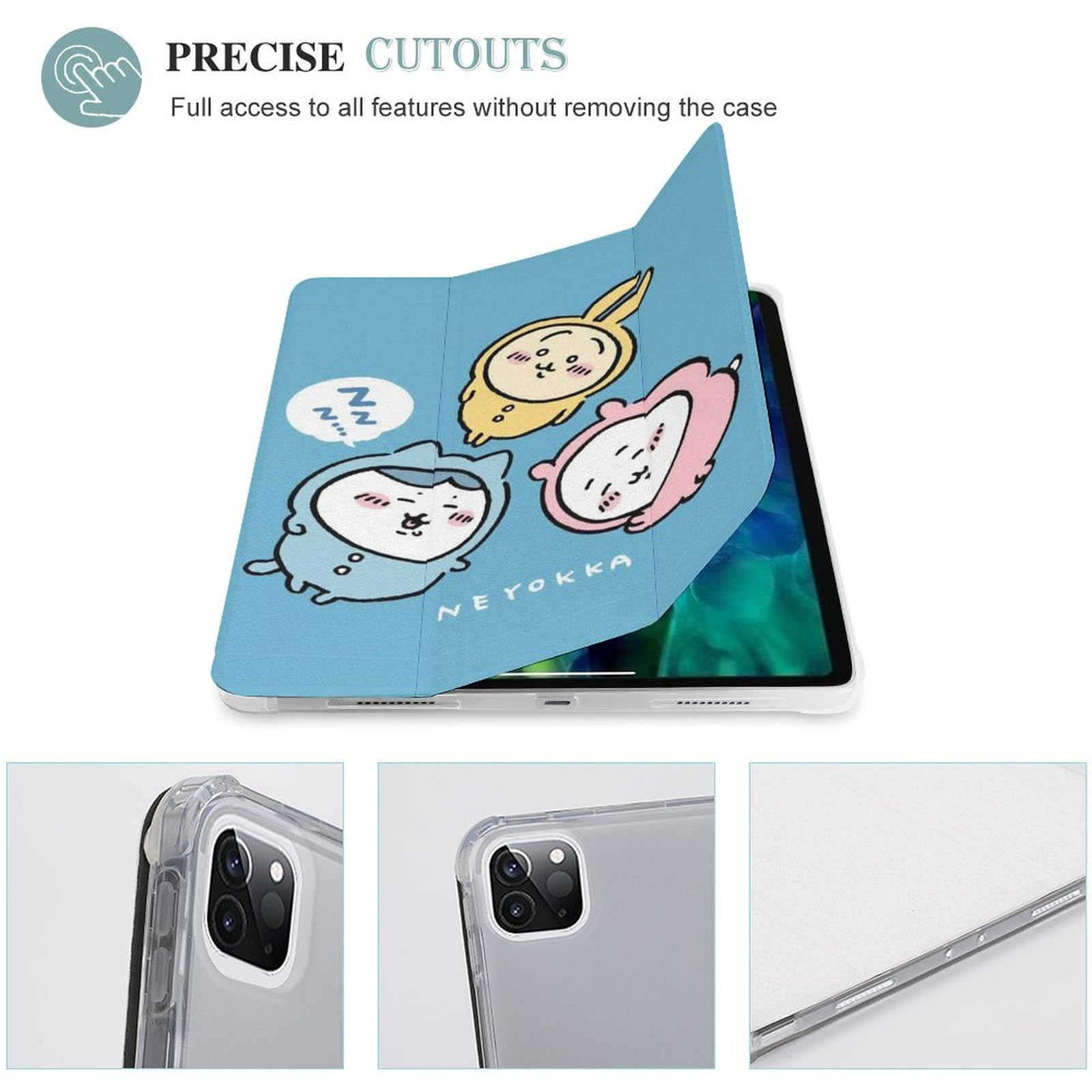 Amazon.co.jp: chiikawa ちいかわ ハチワレ うさぎ iPad Air ケース