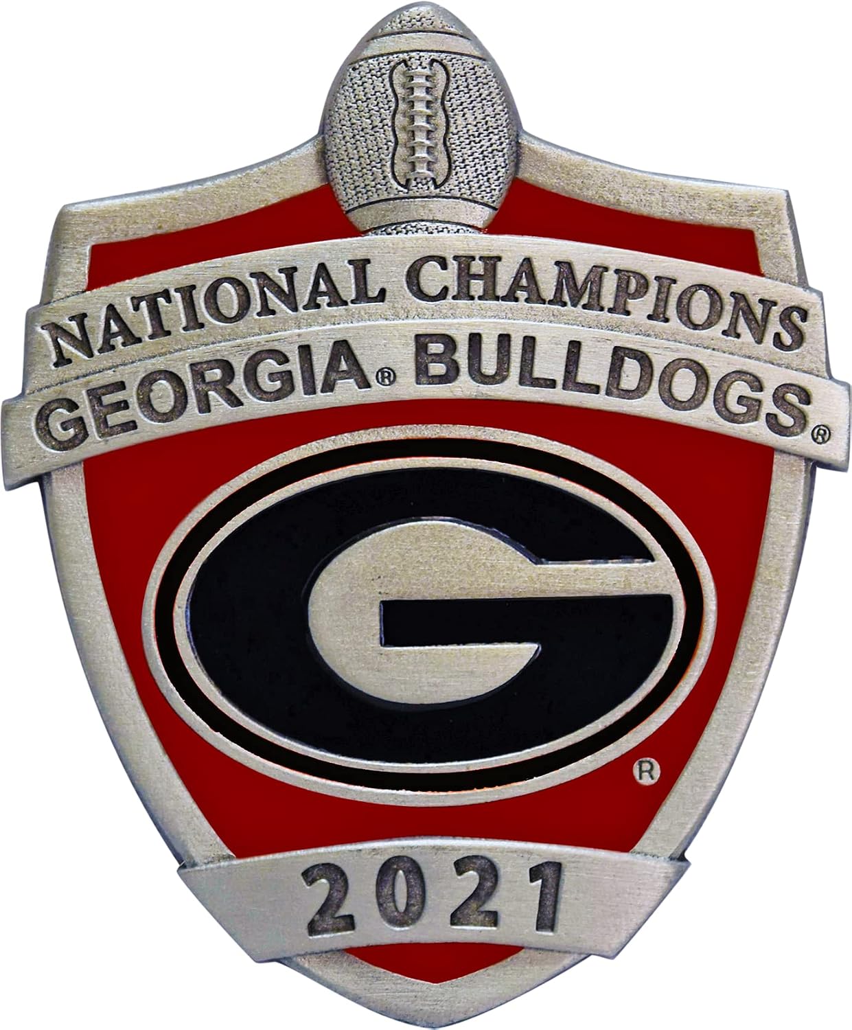 Heritage Pewter Georgia Bulldogs 2021-2022 National Champions 15 oz. Tumbler - Black | Durable Thermal Travel Mug for Coffee | Intricately Crafted Metal Pewter Inlay