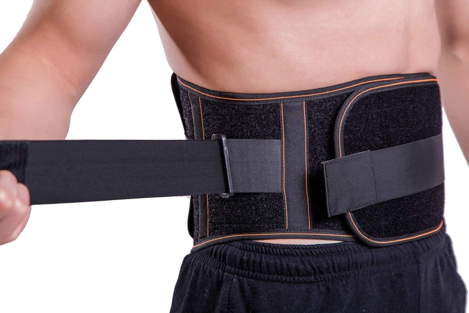 King of Kings Lower Back Brace Pain Relief with Pulley System - Lumbar Support Belt for Women and Men - Adjustable Waist Straps for Sciatica, Spinal Stenosis, Scoliosis or Herniated Disc - Medium