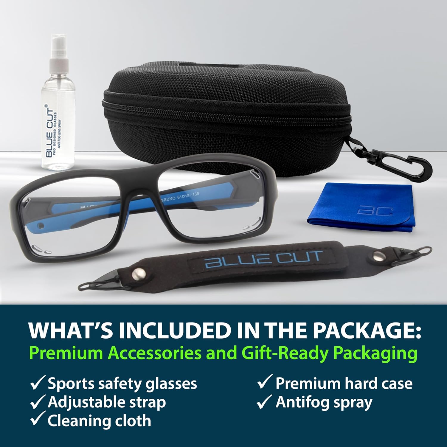 BLUE CUT Sports Protection Goggles, Photochromic Lenses Safety Glasses for Basketball, Pickleball Indoor Outdoor Sports - Image 6