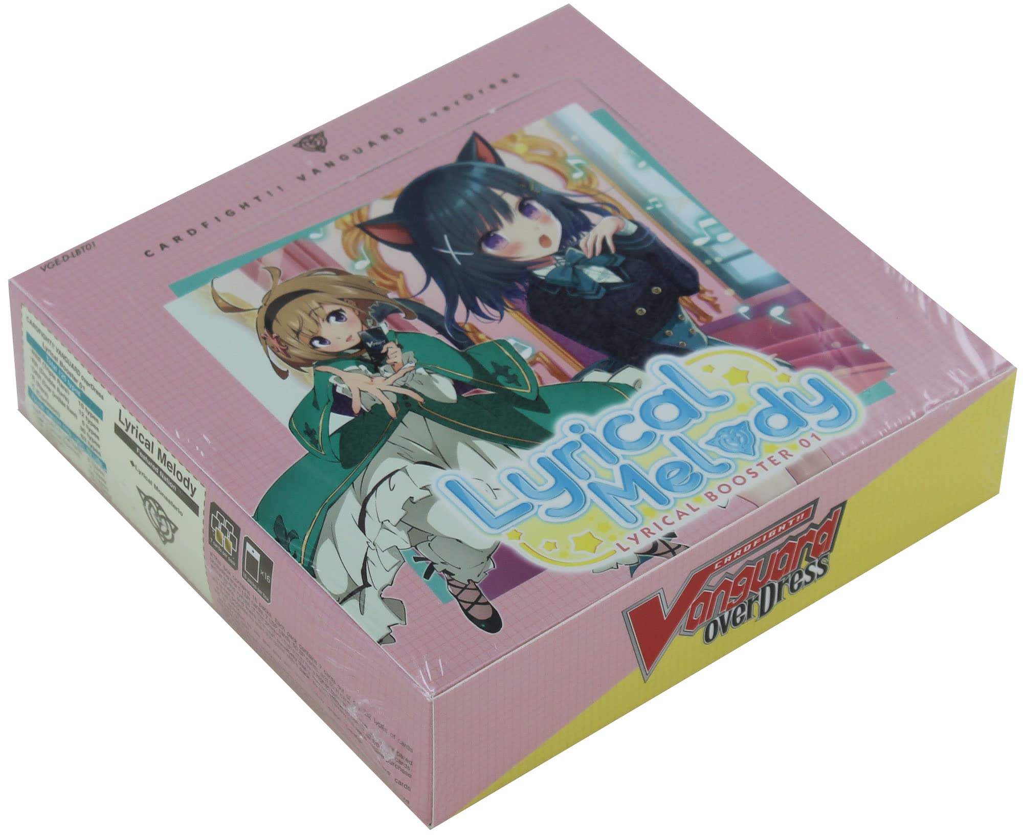 Amazon.com: CFV Cardfight Vanguard Overdress: Lyrical Melody Booster Box,  Pink, (VGE-D-LBT01) : Toys & Games
