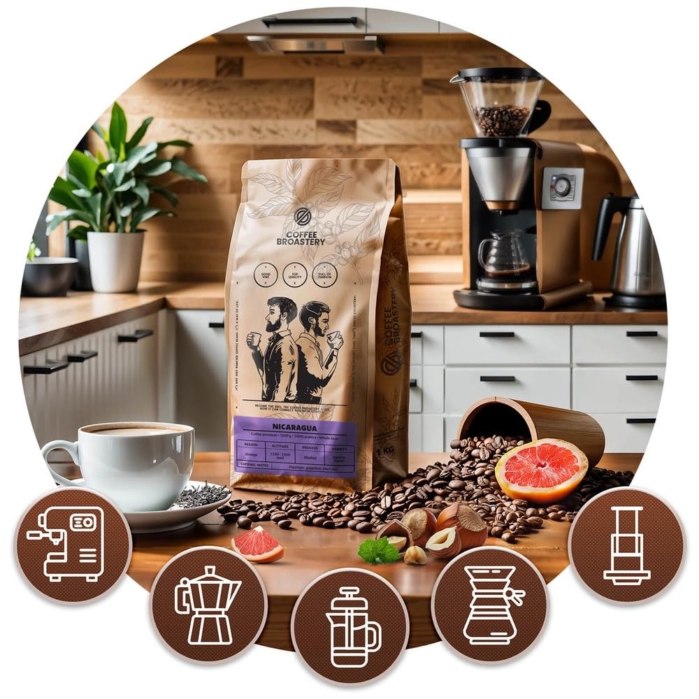 Coffee Broastery Chicchi di Caffè Set 3x1kg 3000g | Nicaragua Colibrí Azul | Specialità di Caffè | Appena Tostati | Torrefazione Artigianale