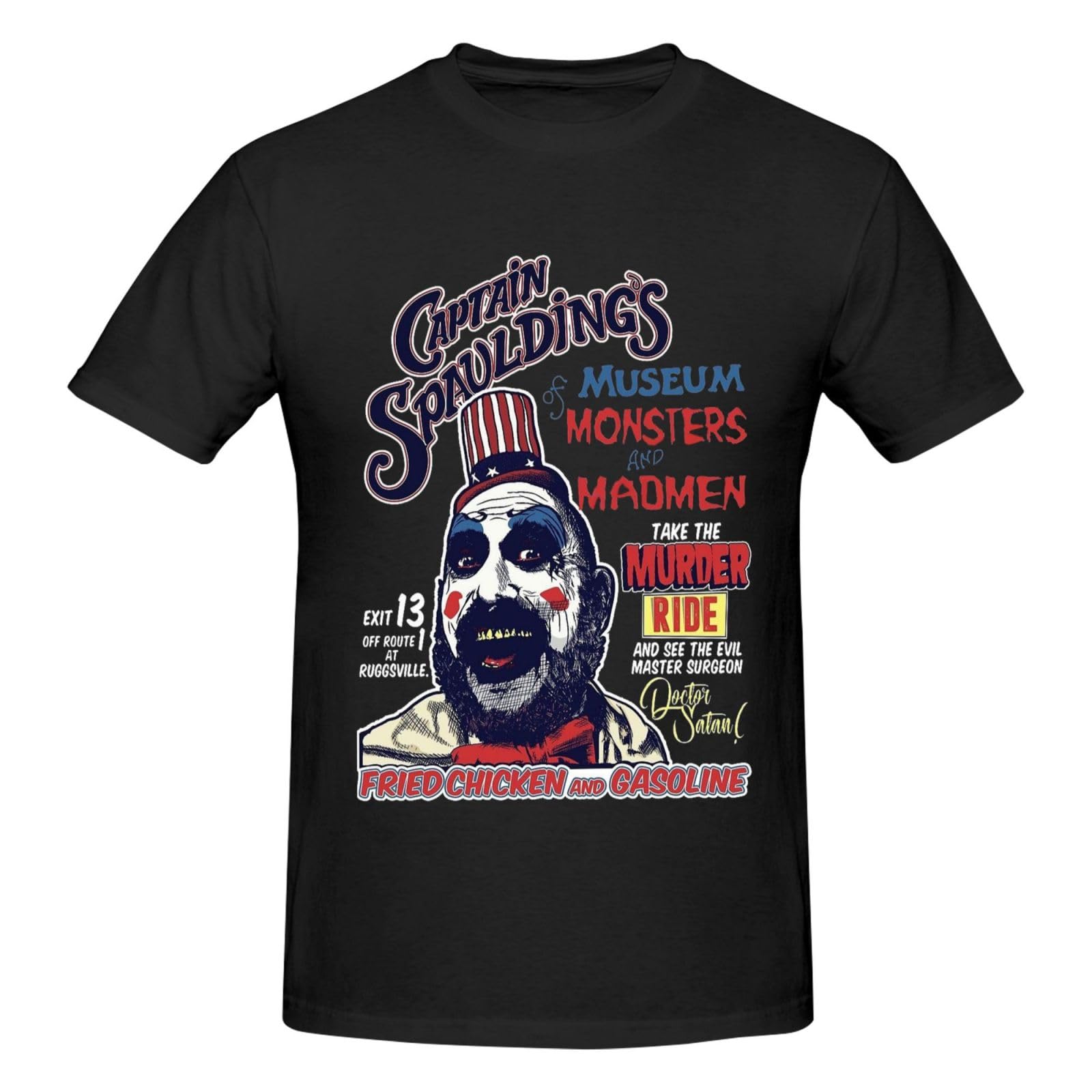 Men's Women's Novelty Round Neck Hip hop Short Sleeve T-Shirt Breathable Undershirt