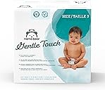 Amazon Brand - Mama Bear Gentle Touch Baby Diapers, Size 3, 168 Count (4 packs of 42), Leakproof, Keeps Baby Dry, Skin Safe, Fragrance-Free with Wetness Indicator