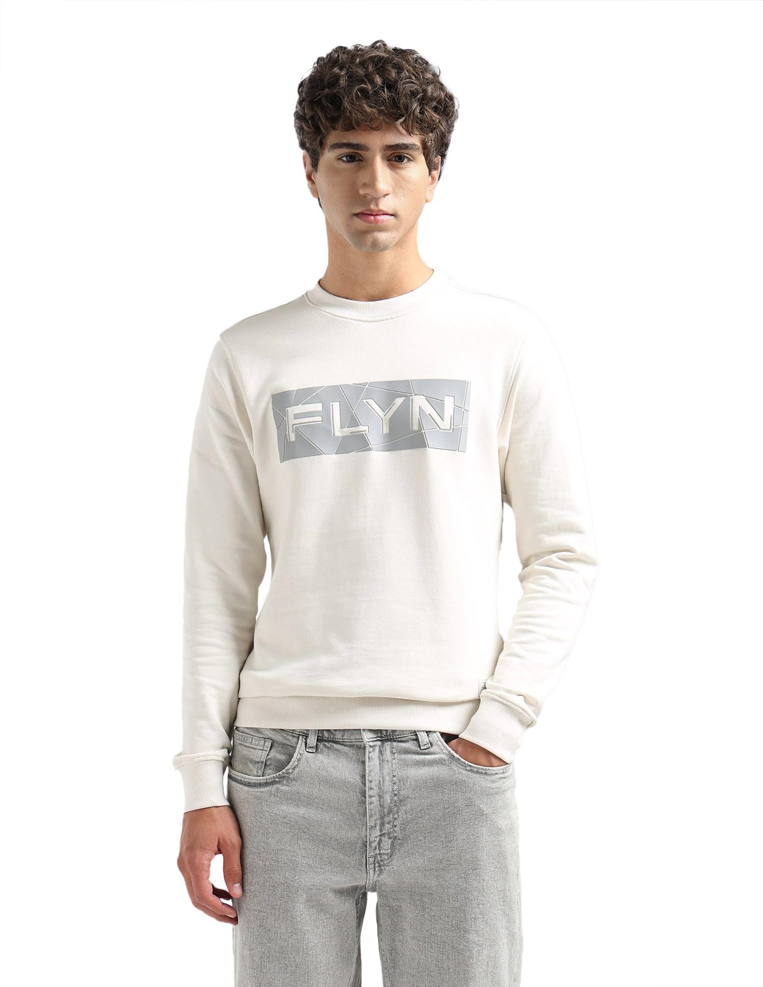 flying machine Men's Regular Fit Sweatshirt| Printed-picture-21