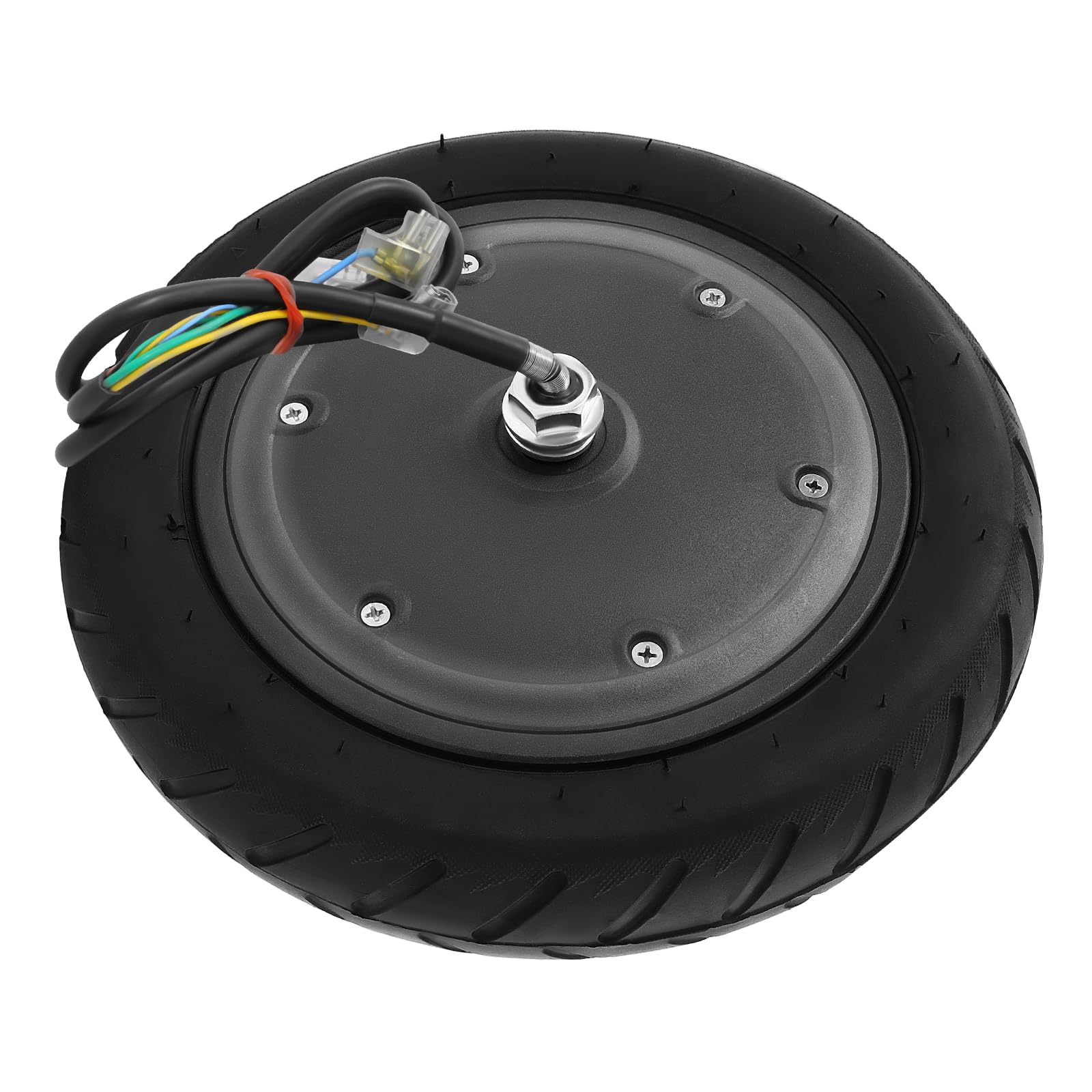 Motore senza spazzole 350 W 36 V | Ruota elettrica Monopattino 21 cm IP54 | Kit motore elettrico Velo 600 rpm 15-25 km/h Carico 100 kg Nero