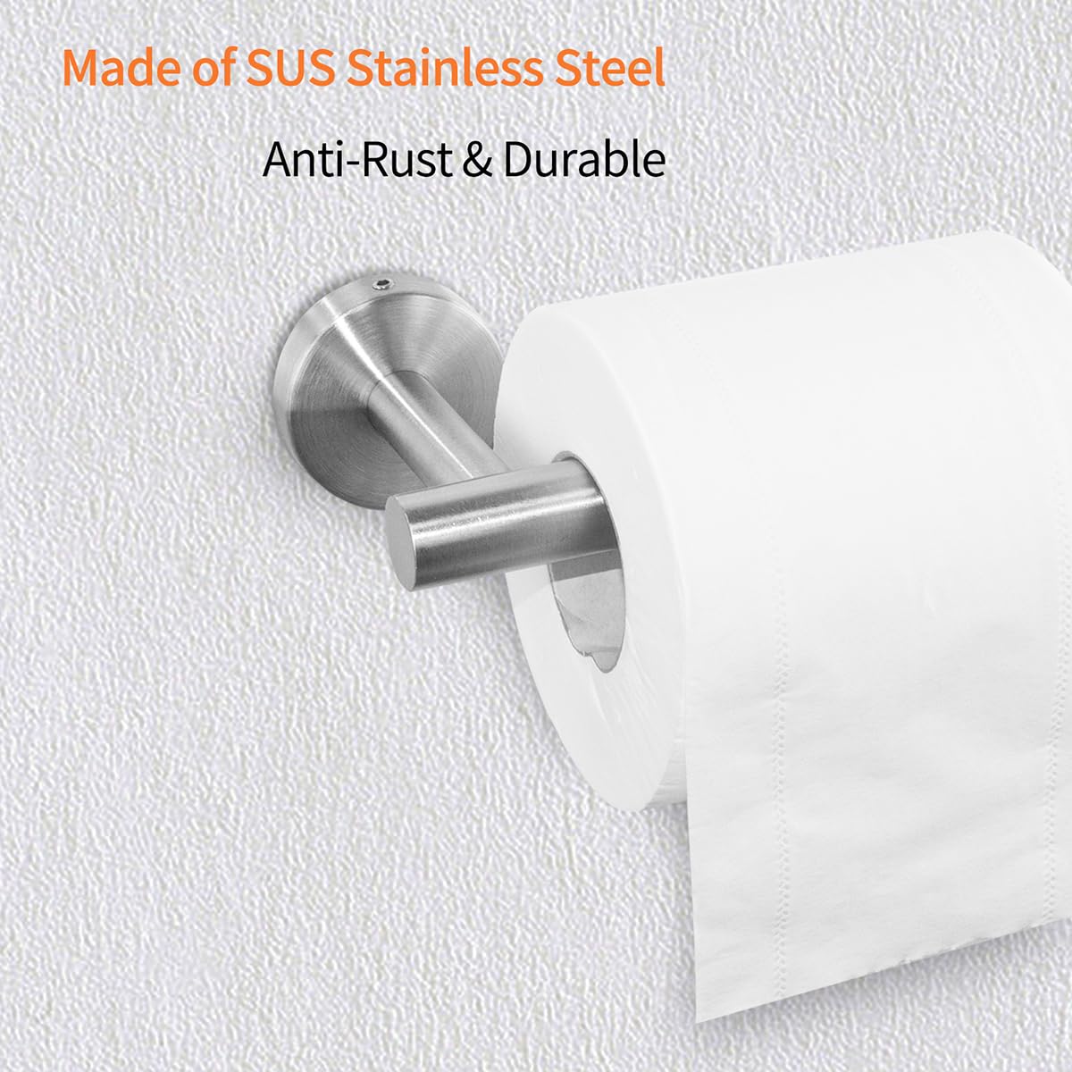 Toiletrolhouder Wandmontage SUS 304 Roestvrij Staal Waterdicht