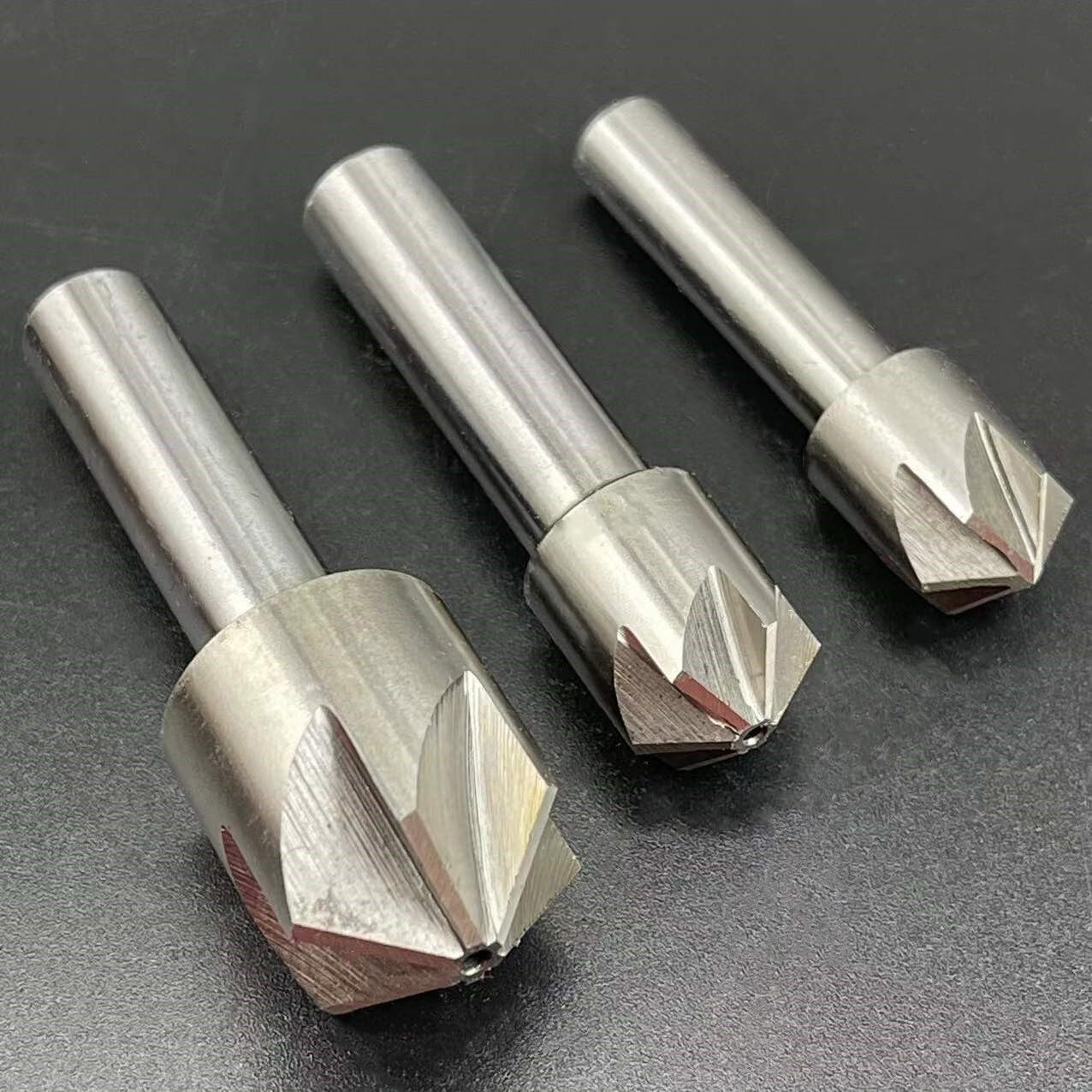 Frez z węglika spiekanego, 1 szt. Wiertło stożkowe 120 stopni, średnica 6 mm-50 mm Frez trzpieniowy do gratowania metalu z fazowaniem(35mm)