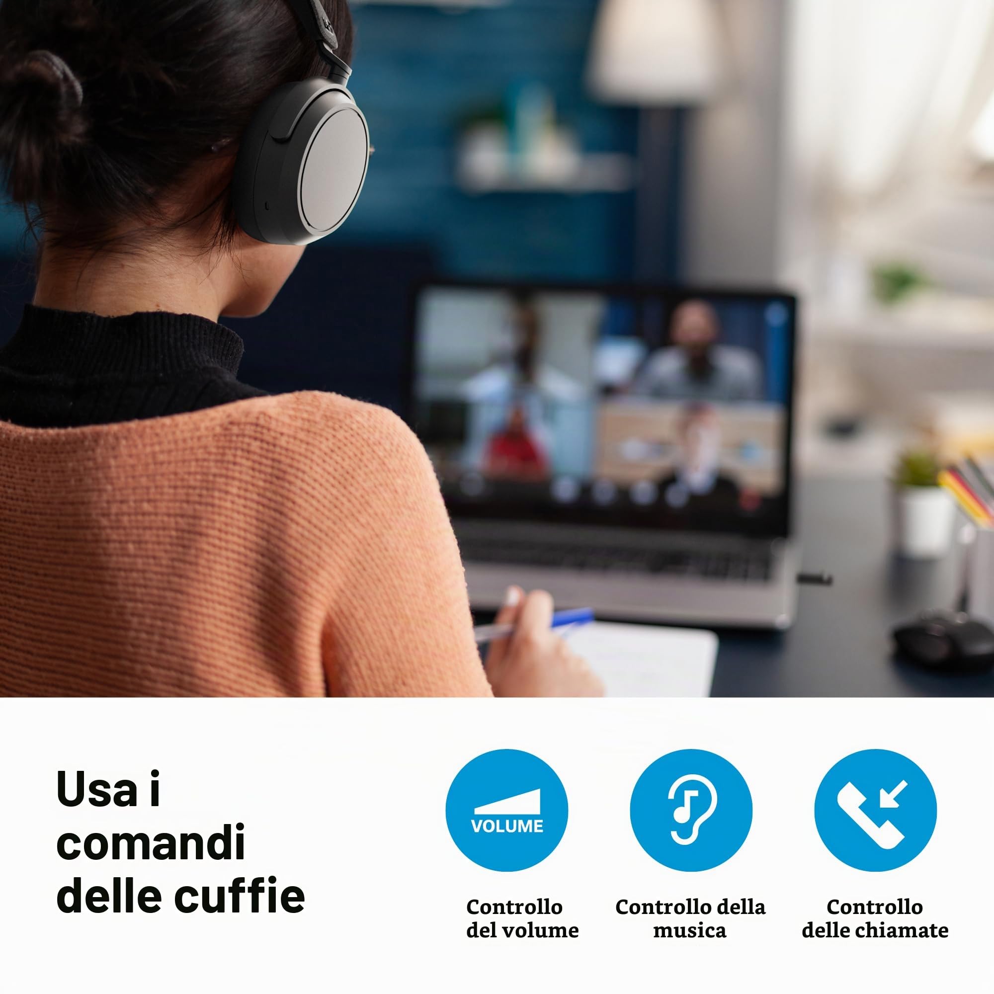 Sennheiser ACCENTUM Wireless Special Edition Cuffie Bluetooth ANC ibrido 50 ore autonomia Nero Rame