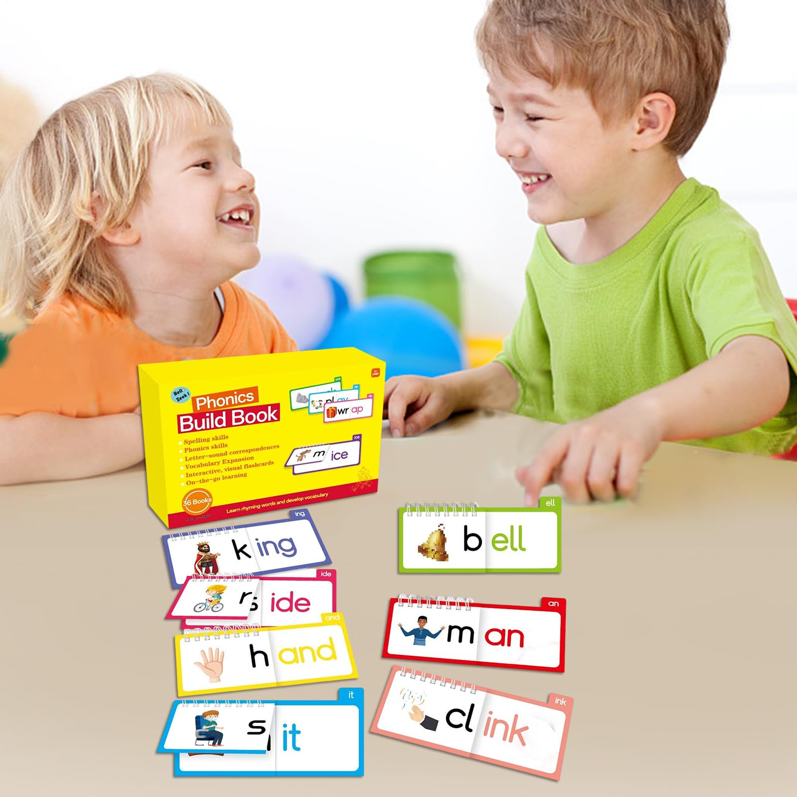 Cahier des Familles De Mots Maternelle Matériel d'Amélioration de Lecture