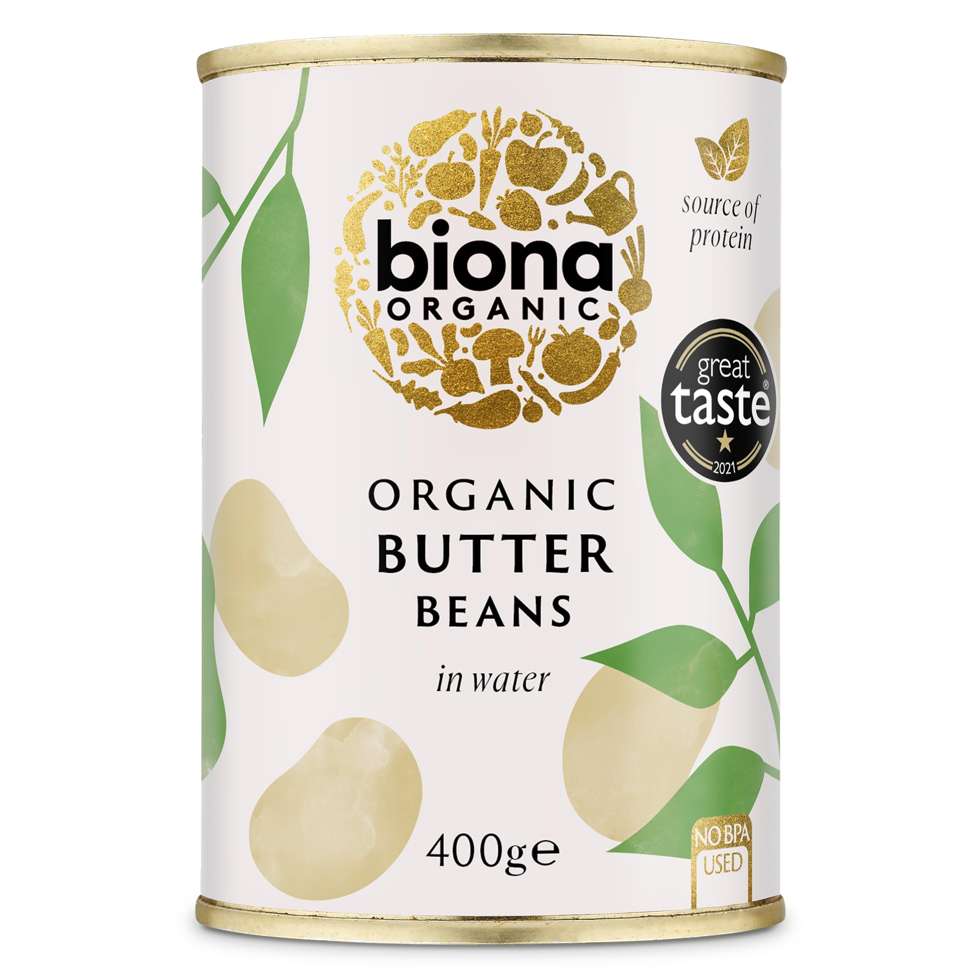 Biona Organic Butter Beans, 400g
