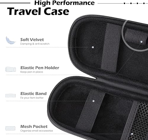 Miniatura 3 de AGPTEK Estuche Portador de Lápices Compatible con Apple Pencil, Stylus iPad Pro Pen, Lápiz, Samsung, Huawei, Accesorios para Apple Pen, Cable USB,