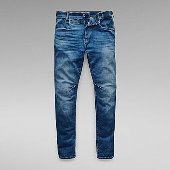 G-Star Raw Men's D-STAQ 5-pkt Slim, Medium Indigo Aged, 36