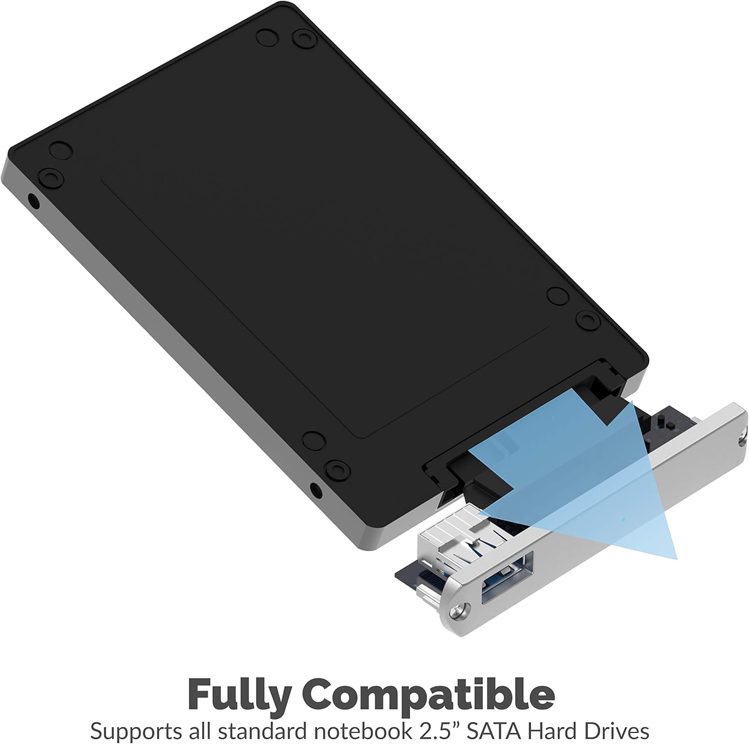 Sabrent Ultra Slim USB 3.0 to 2.5-Inch SATA External Aluminum Hard Drive Enclosure [Optimized for SSD, Support UASP SATA III] Silver (EC-UM30) : Everything Else