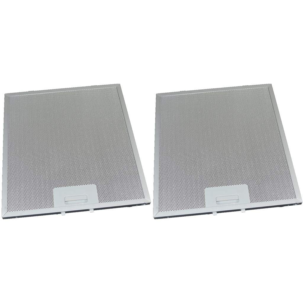 Cooker Hood Metal Mesh Grease Filters 275mm x 310mm Pack of 2 Compatible with AEG Beko Belling