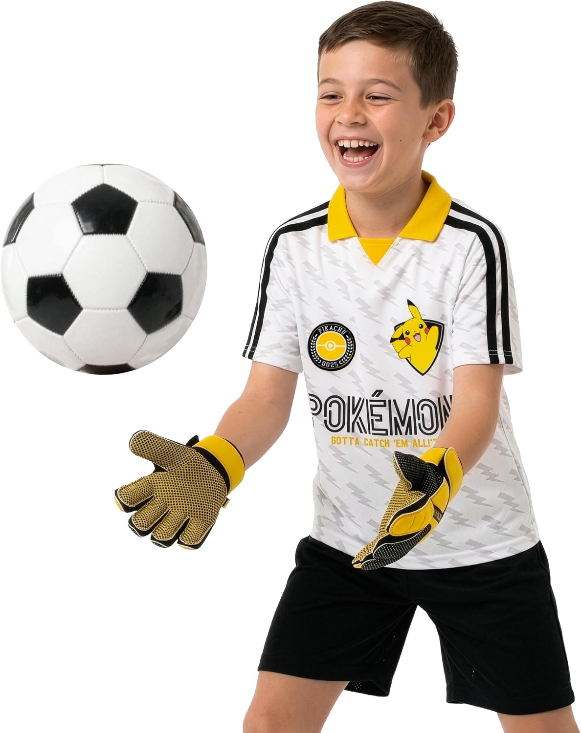 Pokemon Shirt, Oversized Soccer Shirts for Boys, Pikachu Kids Soccer Jersey, Boys T Shirts