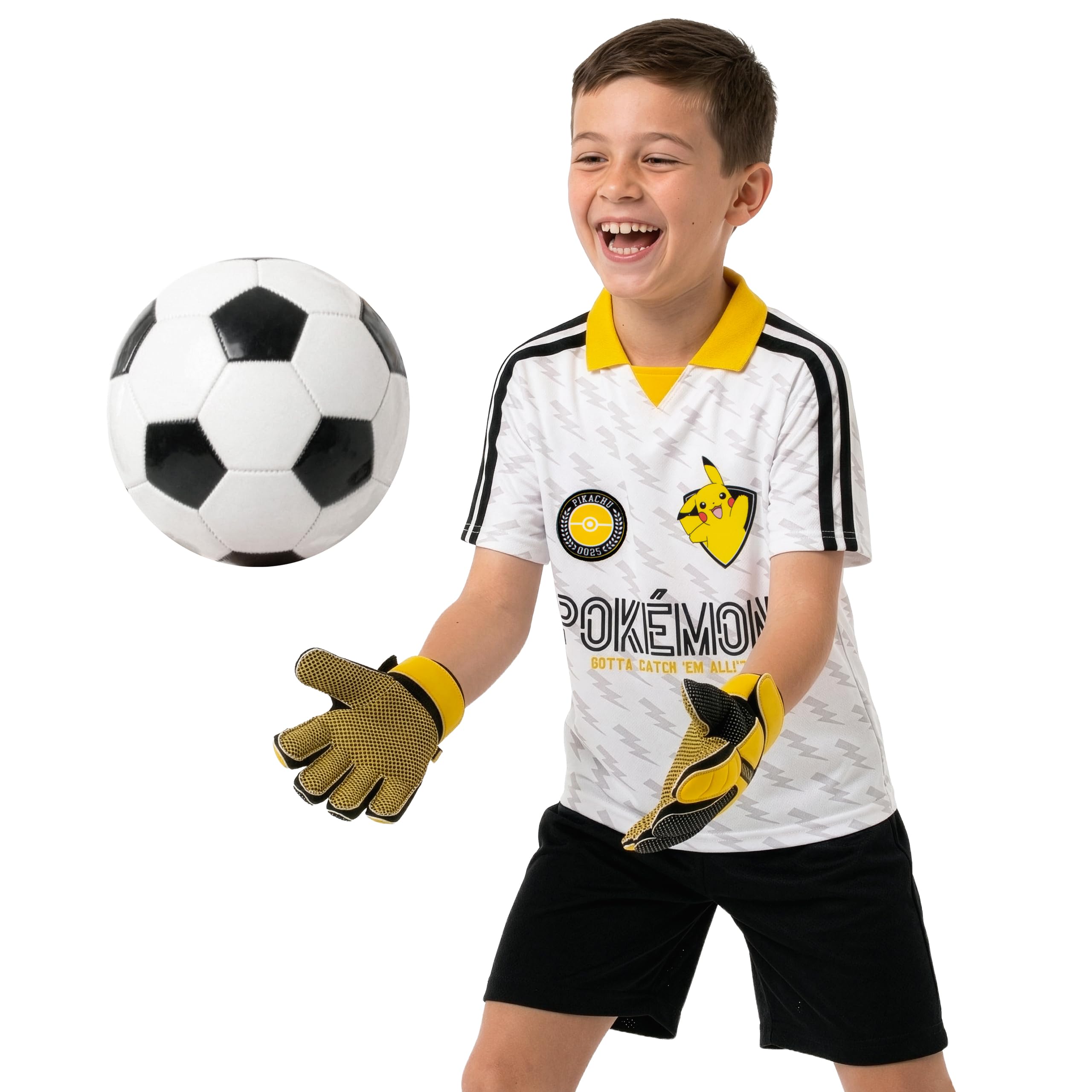 Pokémon Camiseta De Fútbol Oversize Niño Pikachu Jersey