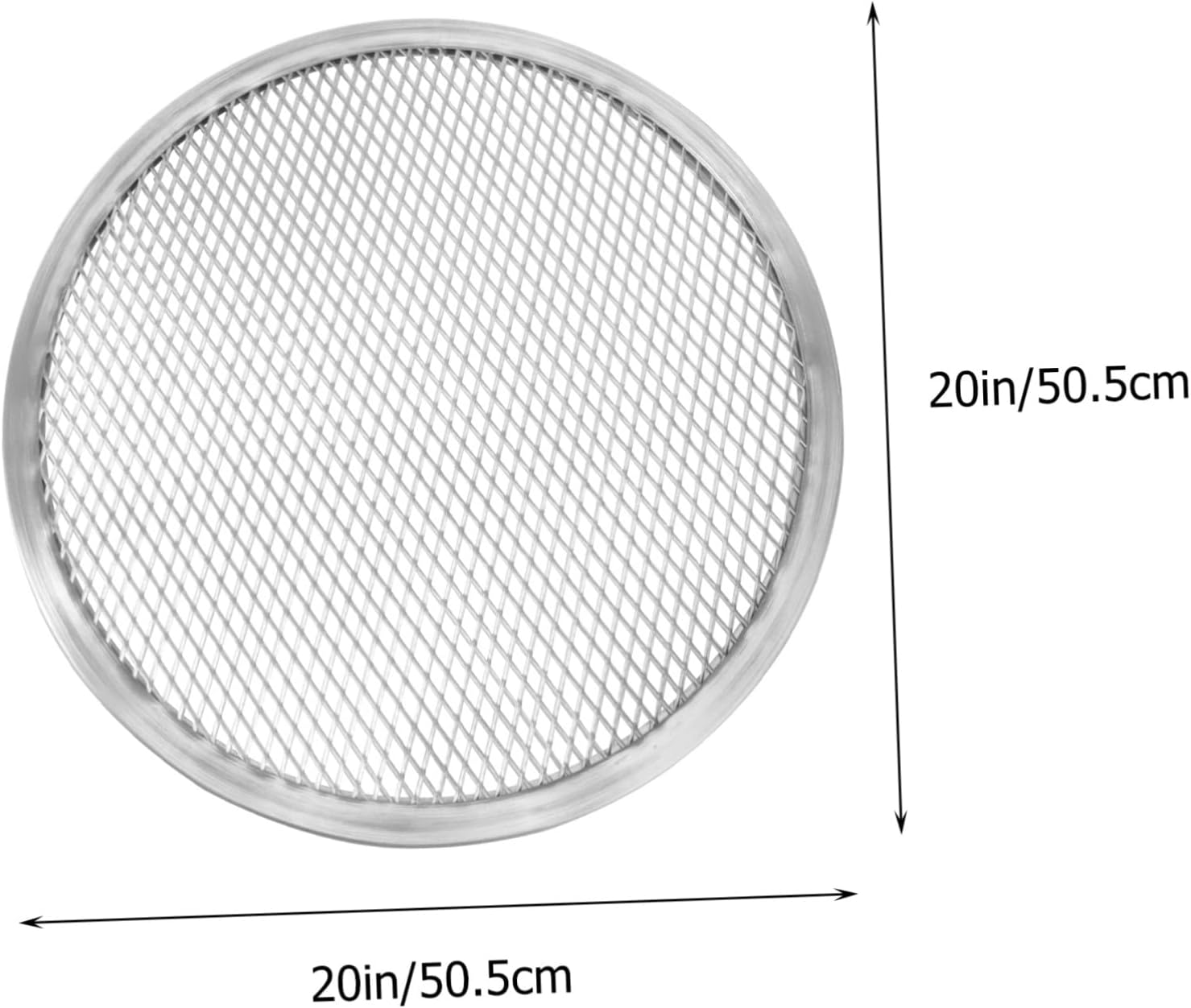 Pizza Baking Pan Net Aluminum Pizza Pan Screen Thicken Non-stick Scratch Resistant Oven Freezer Safe