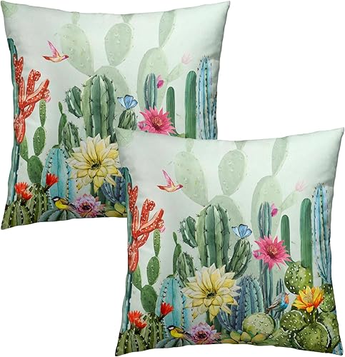 Miniatura 10 de Fundas de almohada decorativas de coral costero, fundas de almohada decorativas con temática de playa y océano de 18 x 18 pulgadas, funda de cojín