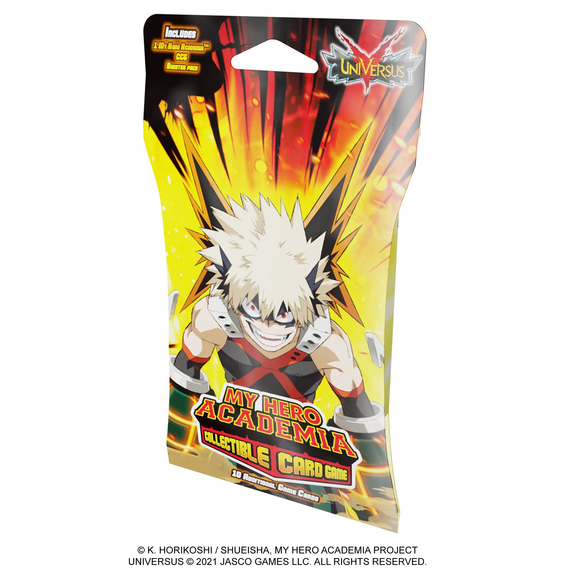 Amazon.com: My Hero Academia Collectible Card Game - Hanging Booster Pack -  Wave 1 | Trading Card Game | Ages 14+ | for 2 Players | Average Playtime  45+ Minutes | Made by Jasco Games, (MHA01M) : Toys & Games