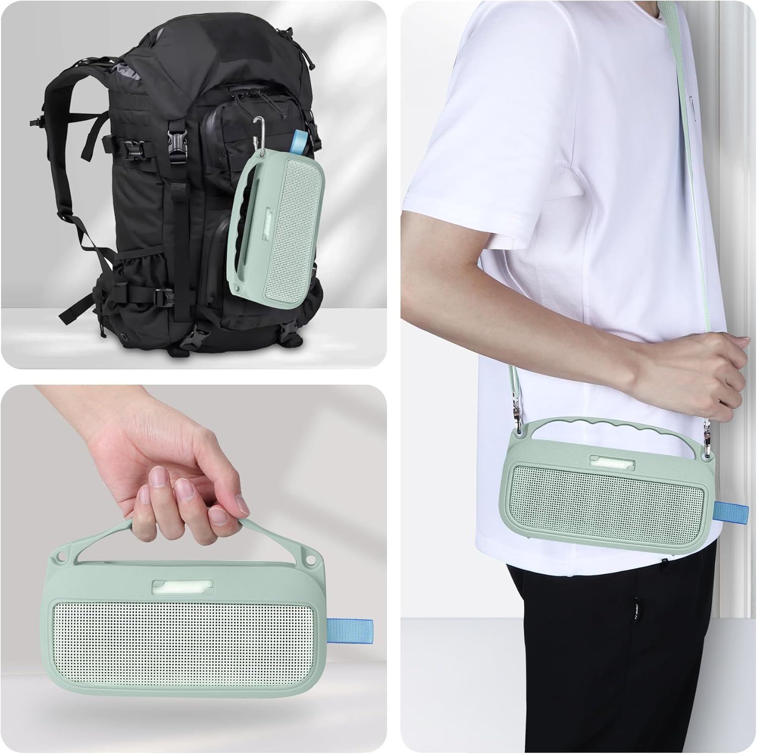 2nd Gen Silicone Cover Compatible with Bose SoundLink Flex 2nd Gen/Bose SoundLink Flex Portable Speaker (Alpine Sage Cover) - Image 8