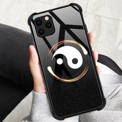 Miniatura 3 de Funda para iPhone 11, protección de grado militar, esquinas a prueba de golpes, funda antiarañazos para iPhone 11, Yinyang Taiji