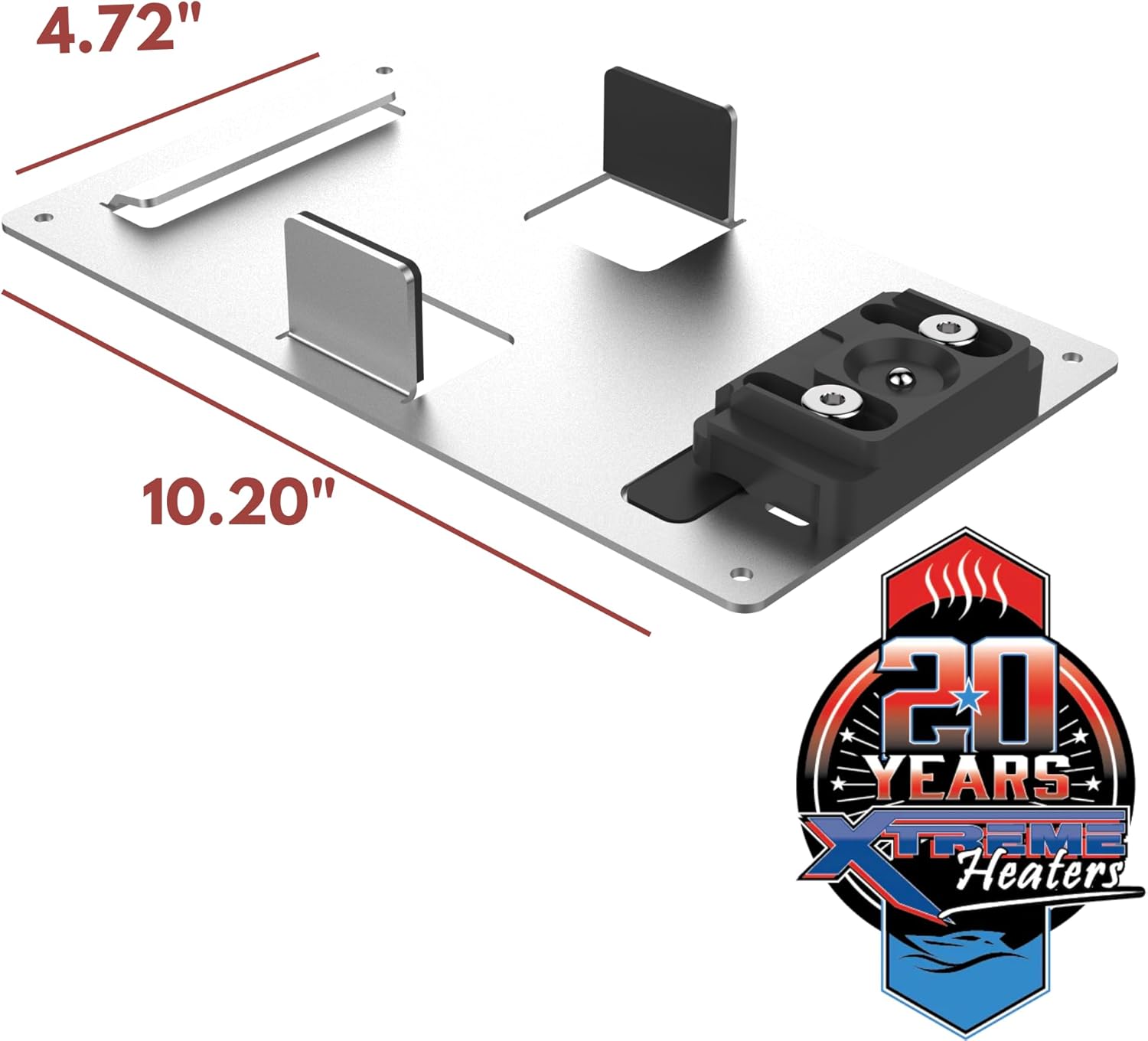 Bilge Heater Quick Release Bracket for Medium/Large 600W-800W Easy Access Boat Engine Compartment Heater, RV Bay Heater, Boat Heater Accessory