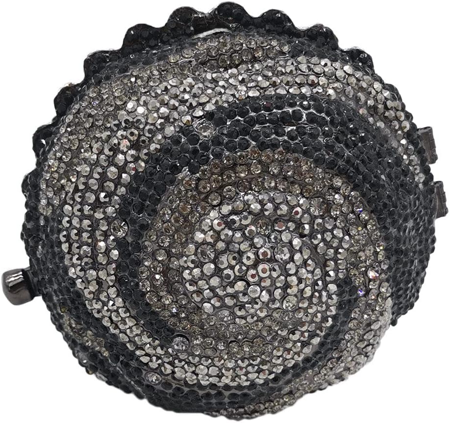 DJBM Cute Cupcake Rhinestone Clutch Diamond Crystal Purse Evening Bags for Women Party Wedding Cocktail Prom - Image 3