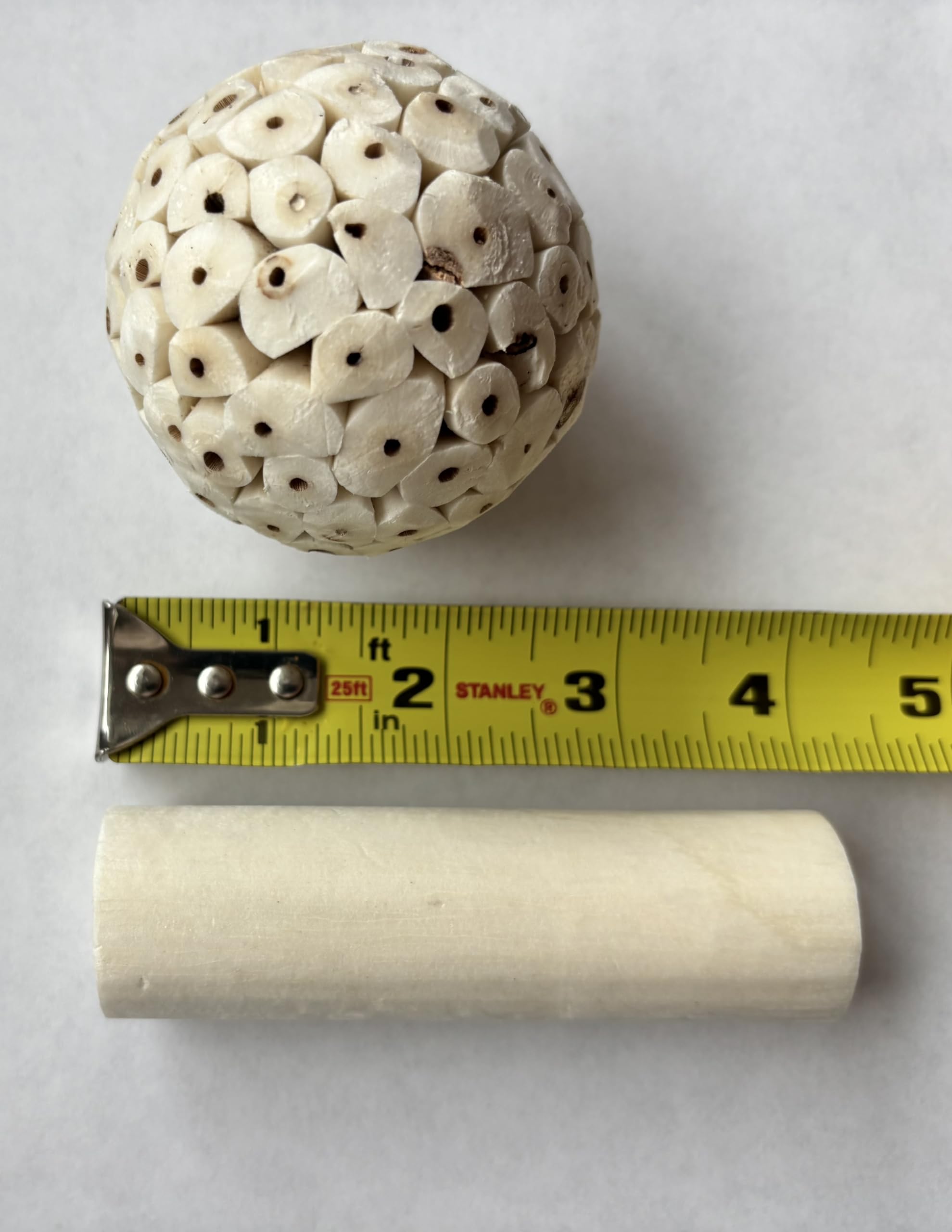 Sola Wood Bird Toy Bundle - Sola Balls & Sola Logs, Shreddable Chew Toys, Foot Toys, for Medium Birds, 10 Piece Set - image 5