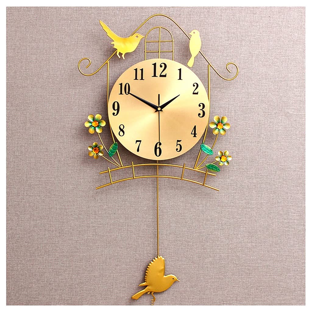 Reloj de pared para sala de estar decorativo con diseño minimalista