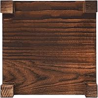 Vista 8 de 12 piezas de centro de mesa de madera para decoración de mesa de boda rústica, decoración de granja, regalo de boda de granero de campo (marrón)