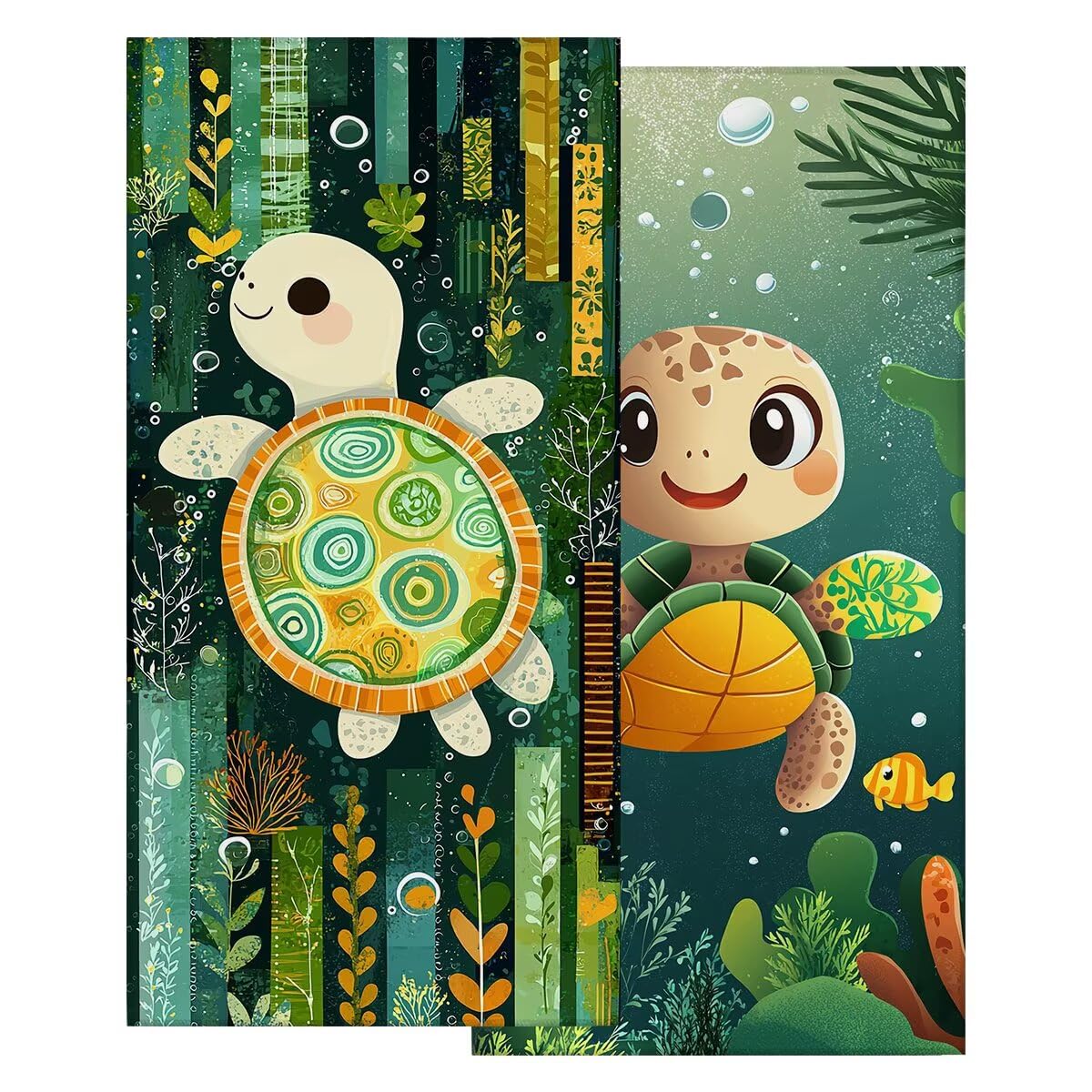 Ręcznik plażowy z mikrofibry, duży ręcznik plażowy 100 x 200 cm 2 sztuki, męski damski ręcznik gimnastyczny, odporny na piasek ręczniki plażowe, szybkoschnące ręczniki z mikrofibry do podróży (uroczy