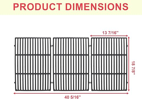 Miniatura 87 de Spirit 300 Rejillas de parrilla para Weber Spirit 300 SER E310 E/S 320 S310, E/S 330 II E/S 310 piezas para parrilla Weber 7638 7525 7526 Parts