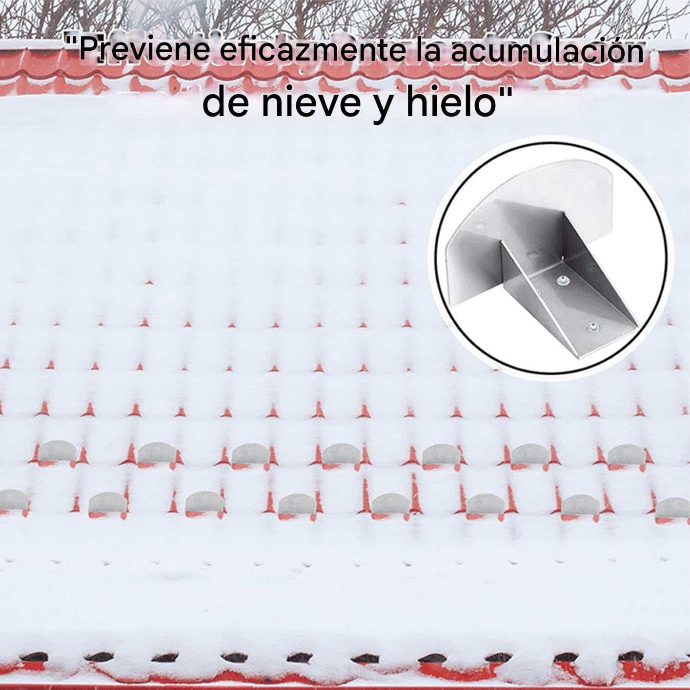Retenedores De Nieve Para Techos Metálicos Barreras Antideslizantes Para | Sistemas De Retención De Nieve Para Tejas Y Canalones En Viviendas Y Edificios