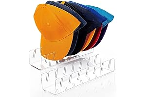 Hat Organizer: 14-Cap Acrylic Hat Stand