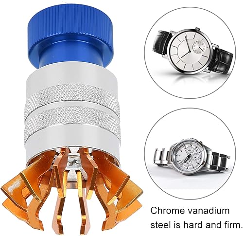 Miniatura 2 de Removedor de cristales de reloj, herramienta de reparación de relojes, herramienta de reparación de inserción de lentes de reloj con base para