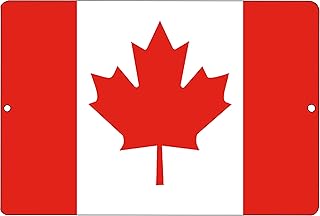 Rogue River Tactical Canada Flag Metal Tin Sign Wall Decor Man Cave Bar Canadian Maple Leaf