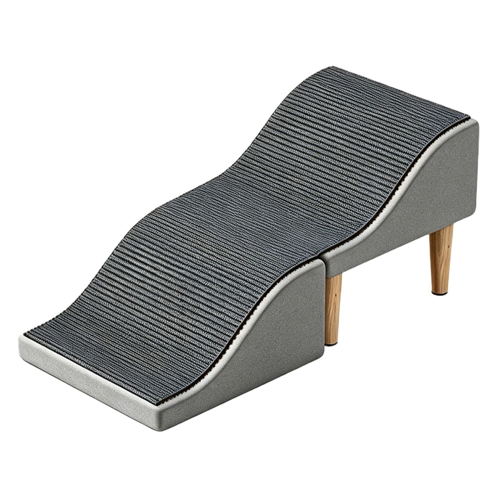 Escalera de Cama para Perro Barandilla Plegable y Convertible en Puf