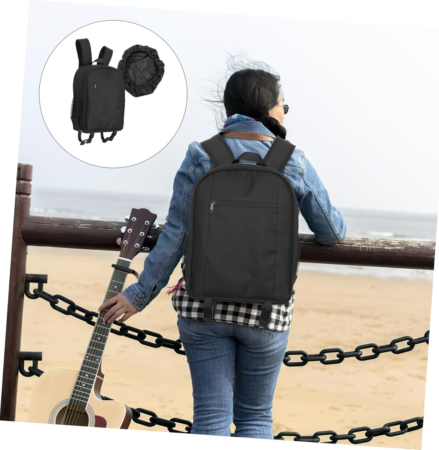 Angoily Large Capacity Camera Backpack for Travel Dual Storage Bag Tripod Holder Convenient Design for Hiking Outing and Outdoor Activities