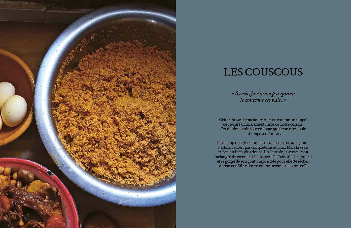 Le soleil n'aime pas nous quitter - Dans la cuisine de Tata Najet et Samir Ben Rahma: Le livre de cuisine tunisienne - compte instagram Felfeltunisia - idée cadeau - beau-livre