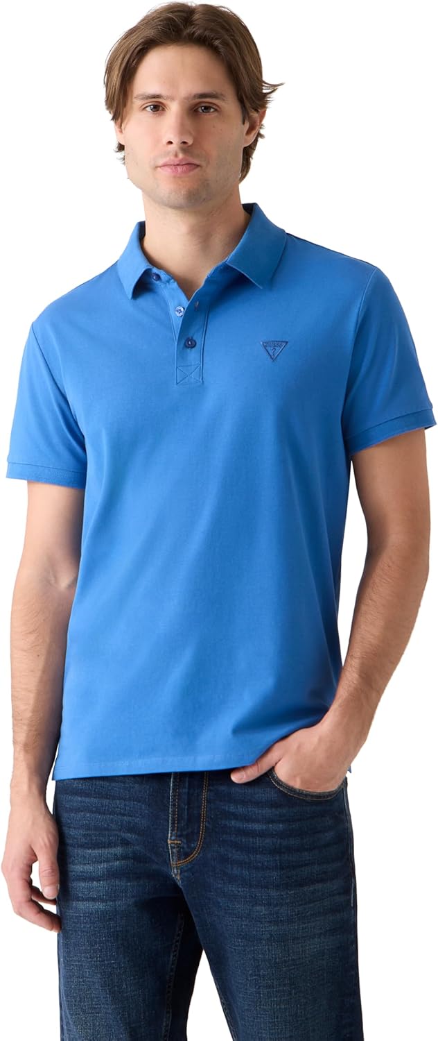 Guess Men's Short Sleeve Kaleb Polo Shirt