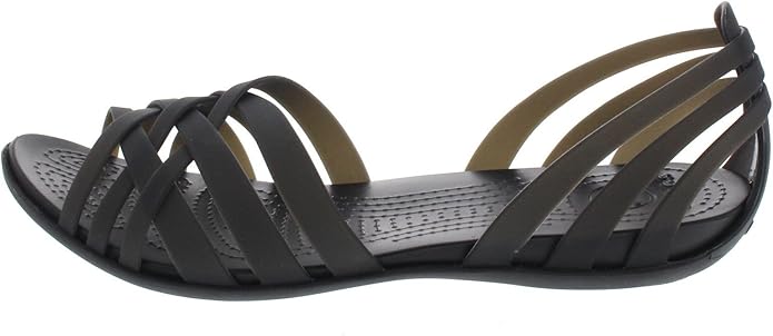 crocs huarache flat sandals