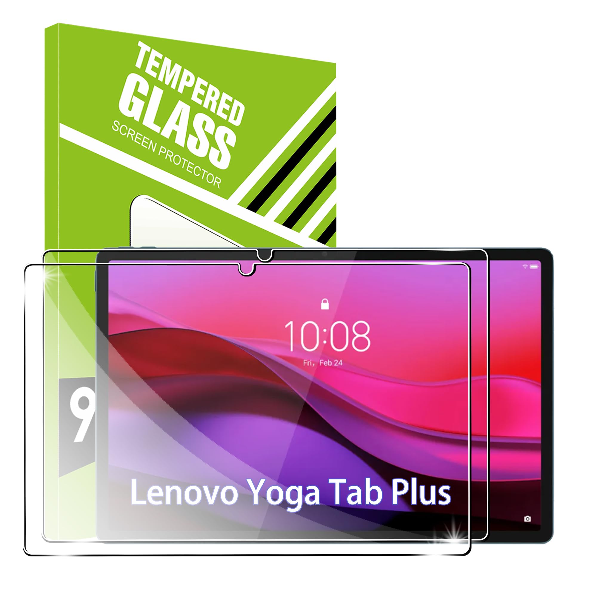 Pellicola In Vetro Temperato Per TCL 10L (2 Pezzi) - Durezza 9H, Anti Graffio, HD, Con Kit Installazione