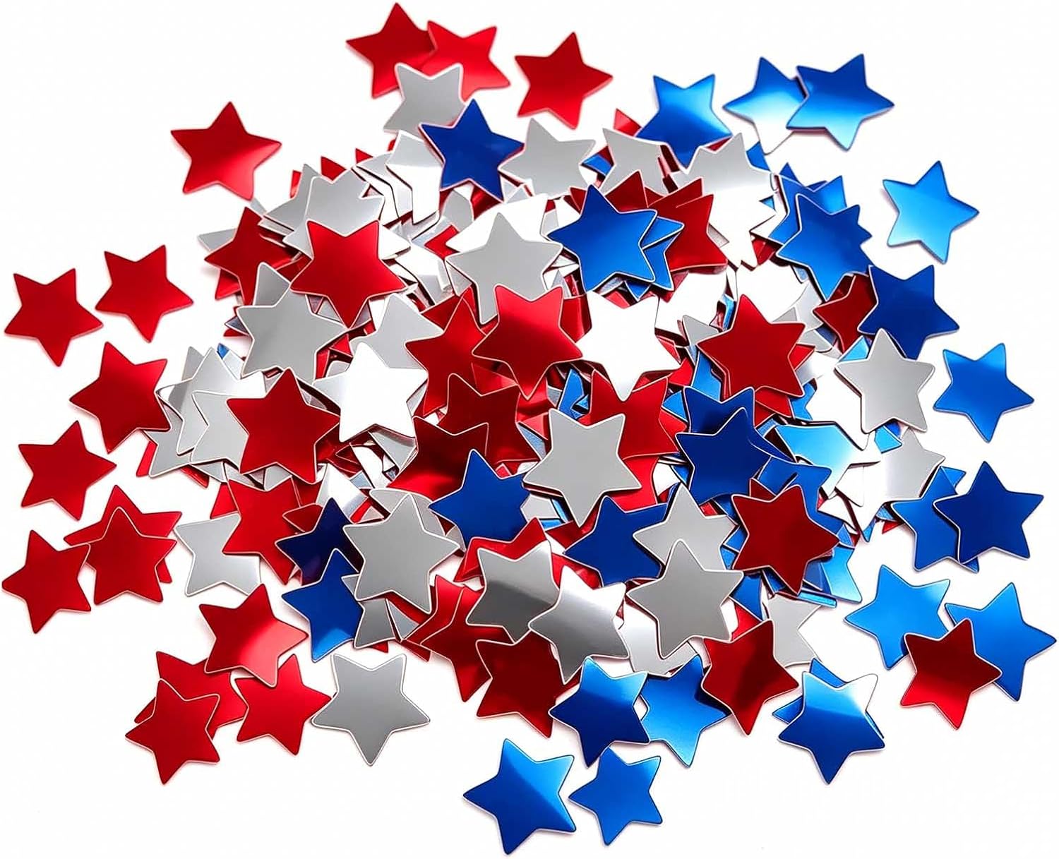 Gold Star Confetti Shiny Stars Table Confetti Metallic Foil Stars Sequin for tables Fill Balloon Wedding Graduation Party Decorations, 60 grams(2.11OZ) About 8000 pieces