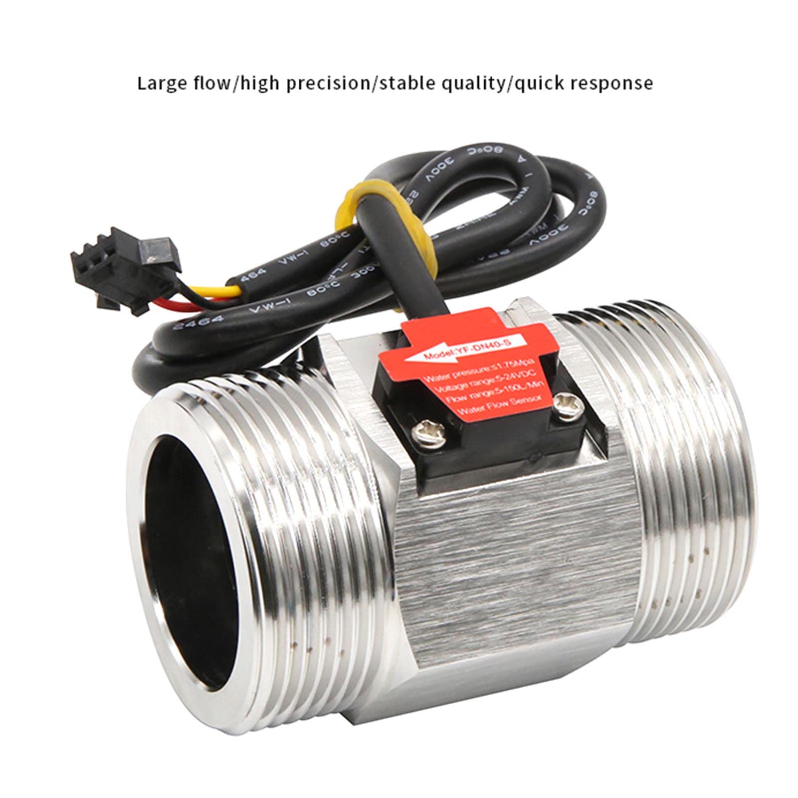 Wasserdurchfluss Schalter, Plasti Schwarzer Wasserströmungsschalter AC 220V 3A Magnetischer Kunststoff-Wasserströmungswächter Vertikaler/Horizontaler Wasserströmungswächter