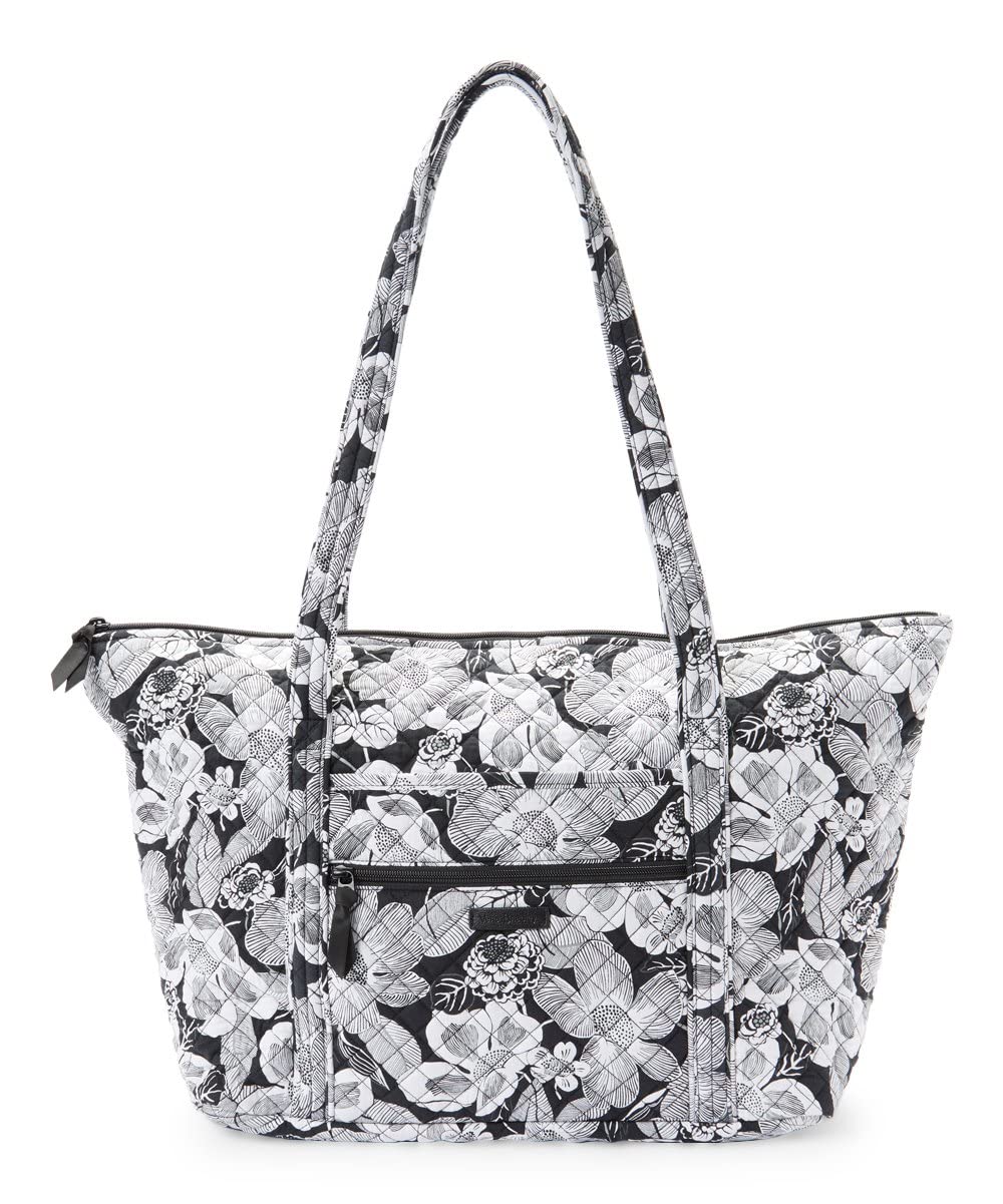 Vera Bradley Women's Signature Cotton Miller Tote Travel Bag, Bedford Blooms, One Size